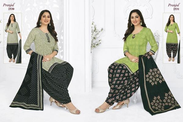 Pranjul Priyanshi Vol-25 Patiyala Special Cotton Designer Dress Materail